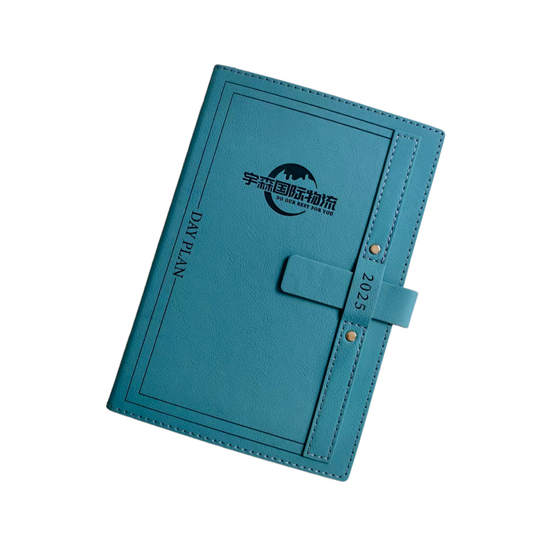 Cuaderno de cuero azul