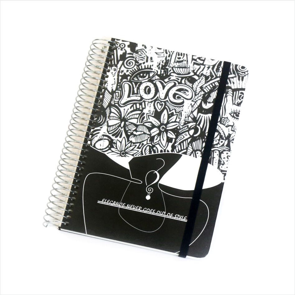 Cuaderno espiral de tapa dura