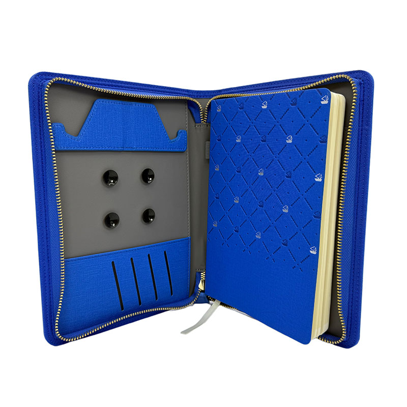 Cuaderno de cuero recargable